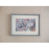 Wassıly Kandinsky Çerceveli Duvar Tablosu 28X21Cm - 3