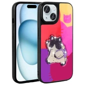 iPhone 14 Kılıf Parlayan Kabartmalı İkonik Figürlü Amas Silikon Kılıf thumbnail 8