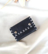 Cüzdan Hakiki Deri Bozuk Para Cüzdanı El Yapımı Çanta İçi 2 Gözlü thumbnail 3