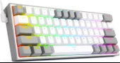 REDRAGON K617-RGB-WG FIZZ RGB RED SWITCH KABLOLU MEKANIK Q KLAVYE BEYAZ-GRI - 3