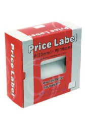 Motex Fiyat Etiketi Çift Haneli 6600 Için 16x23 Beyaz E-6600 - 20'li Paket - 2