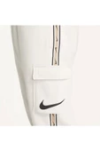 Sportswear Repeat Swoosh Fleece Cargo Erkek Krem Eşofman Altı DX2030-072 - 4