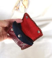 Cüzdan Hakiki Deri Bozuk Para Cüzdanı El Yapımı Çanta İçi 2 Gözlü thumbnail 2
