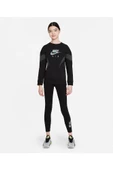 G Nsw Aır Ft Bf Crew Kız Çocuk Siyah Sweatshirt dr8532 010 - 5