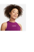 Women`s Pro Dri-FIT Graphic Crop Tank DQ5593-503 - 3