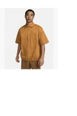MENS NIKE CLUB BUTTON DOWN SHORT SLEEVE SHIRT SIZE (DX0898 754) - 1