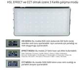 Sanger PRO-S21 RGB Led Video Efekt Işığı thumbnail 2