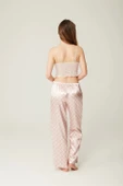 Pijama Takım Saten Sabahlık Büstiyer Pantolon Ashley Bigpoint - 3'lü Set - 3