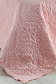 Ivy Pudra Çift Kişilik Microfiber Kapitone Yatak Örtüsü - 4