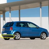 VW Polo 2005-2009 Arka Tampon Alt Eki Spoyleri 6Q6807521 - 1