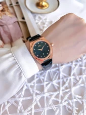 RMS Romanson Çelik Kordon&Kasa Kararma Renk Atma Yapmaz 50 Mt Su Gecirmez Kadın Kol Saati AG1408.06 thumbnail 2