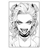 Anime Vampir Kız  Anime Şeytan Kız Boyama Kitabı  2 Kitap - 4