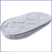 Anne Yanı Bambu Oval Beşik Yatagı 38X73X8 - 1