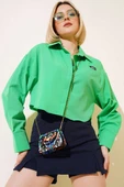 3401 Kısa Gömlek Yeşil - 2