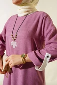 Elbise İkili Takım Magenta - 4