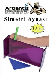 Simetri Aynası 5 Adet Ayna Yansıma Matematik Sınıf Ders Materyali - 1