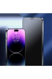 Iphone 14 Pro Uyumlu Tam Kaplayan Mat Seramik Esnek Kırılmaz Ekran Koruyucu - Extra İnce - 2