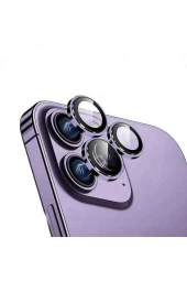 iPhone 12 Pro Max Uyumlu 9H Sertliğinde Temperli Cam Kamera Lens Koruyucu - HD Kalite - 1