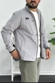 Erkek Regular Krinkıl Kumaş Mevsimlik Ceket Gri Edw082 - 3