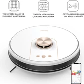 Homend Alex Laser Pro 1286H Beyaz Gold Akıllı Robot Süpürge - 1