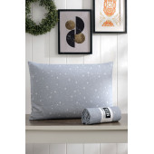 Tabu Home Yıldızlı Mavi Tek Kişilik Lastikli Çarşaf - 1