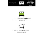 Tabu Home Doodle Lacivert Çift Kişilik Lastikli Çarşaf - 2