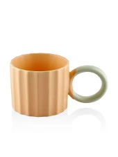 The Mia Runden Porselen Kupa Sarı 250 ml KPA0190 - 1