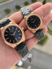 Romanson Zeıtmeıster Model Çiftlere Özel Seri 50 Mt Suya Dayanıklı Bay-Bayan Kol Saat Seti AG1407.07 thumbnail 7