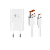 Samsung TA20 Adaptec Fast Charge. Hızlı Seyahat Şarjı Type-C Beyaz İthalatçı Garantili - 1