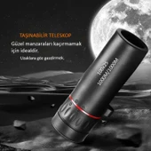 HyMark 100x25 Zoomlu Yüksek Çözünürlüklü Tek Gözlü Monoküler Dürbün - 7