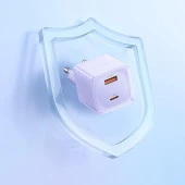 Mcdodo CH-4153 33W GaN TypeC USB Girişli Hızlı Şarj Aleti - Mor - 2