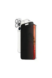 iPhone 15 Pro UWF Privacy Bundle Ekran & Kamera Koruyucu Kapak - 1