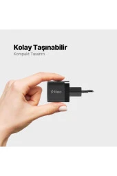 SmartCharger 30W PD USB-C Seyahat Hızlı Şarj Aleti - 5