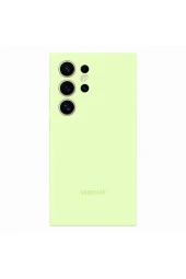 Galaxy S24 Ultra Silikon Kılıf - Açık Yeşil - 1