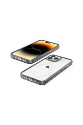 Iphone 14 Pro Air Hybrid Kılıf Smoke Black - 3