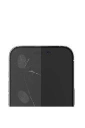 Iphone 14 Pro Max Uyumlu Tam Kaplayan 2.5d Anti-static Cam Ekran Koruyucu Darbe Emici Temperli - 5