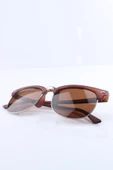 By Marine Uv400 Mat Kahverengi Kadın Güneş Gözlüğü thumbnail 4