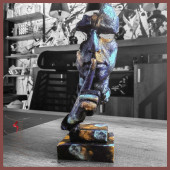 Susturma Heykeli Figür Dekoratif Obje Ve Biblo Masa Dekorasyon Salon Ofis Aksesuarları thumbnail 3