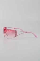 Silvio Monetti Pembe Degrade UV400 Filtre Kadın Güneş Gözlüğü G24SMFJ3521R04 thumbnail 2