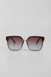 Silvio Monetti Gri Degrade UV400 Filtre Kadın Güneş Gözlüğü G24SMS23303AR07 thumbnail 1