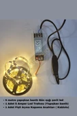Mutfak Dolabı Için 5 Mt.  Şerit Led 12v Adaptör Aç Kapa Anahtarlı - 2