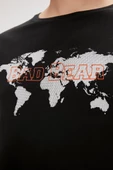 Bad Bear GLOBE T-SHIRT NIGHT Erkek Tişört Siyah S-XXL - 5