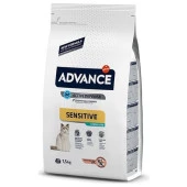 Advance Sensitive Somonlu Kısırlaştırılmış Kedi Maması 1,5kg - 1