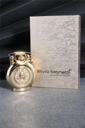 Silvio Monetti  Altın Renk Özel Tasarım Çarklı Benzinli Çakmak  24CSM892TR02 thumbnail 4