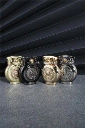 Silvio Monetti  Altın Renk Özel Tasarım Çarklı Benzinli Çakmak  24CSM892TR02 thumbnail 5