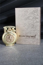 Silvio Monetti  Sarı Renk Özel Tasarım Çarklı Benzinli Çakmak  24CSM892TR03 thumbnail 4