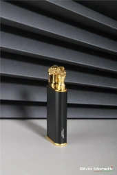 Silvio Monetti Siyah Timsah Model Gazlı Çakmak 24CSM801AMR01 thumbnail 4