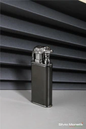 Silvio Monetti Siyah Timsah Model Gazlı Çakmak 24CSM802MR01 thumbnail 2