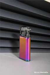 Silvio Monetti Çok Renkli Timsah Model Gazlı Çakmak 24CSM802MR04 thumbnail 2