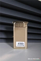 Silvio Monetti Altın Özel Tasarım Kapaklı Saatli Model Gazlı Çakmak 24CSM807BMR02 thumbnail 3